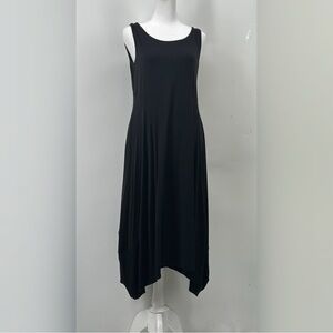 Comfy USA Black Asymmetrical Dress